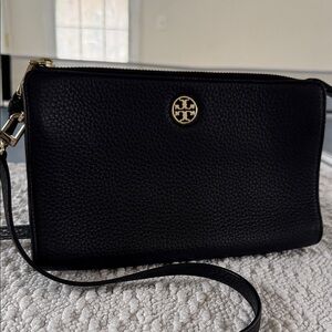 Tory Burch black leather crossbody